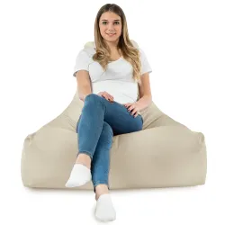 Bali Bean Bag Chair with Backrest - Soft Velvet – view 108