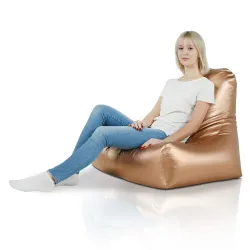 Bali Bean Bag Chair with Backrest - Faux Leather – view 5
