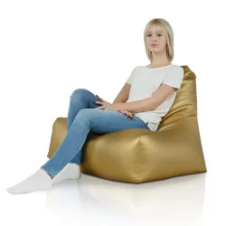 Bali Bean Bag Chair with Backrest - Faux Leather