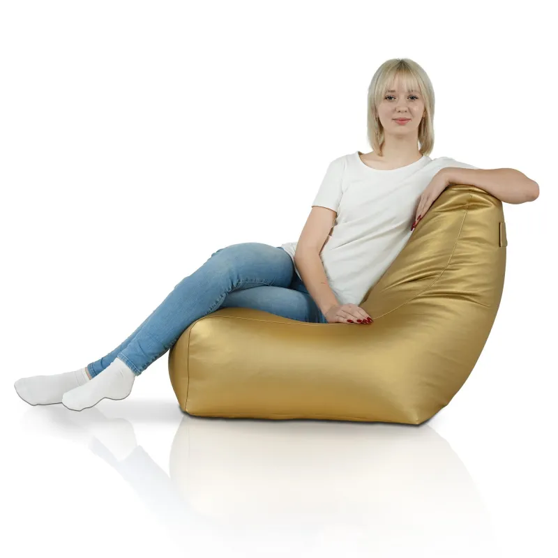 Bali Bean Bag Chair with Backrest - Faux Leather – view 6