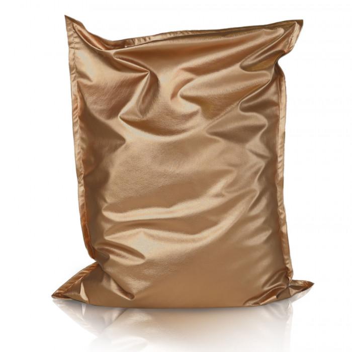 Copper Metallic Bean Bag giant Pillow XXL PU Leather