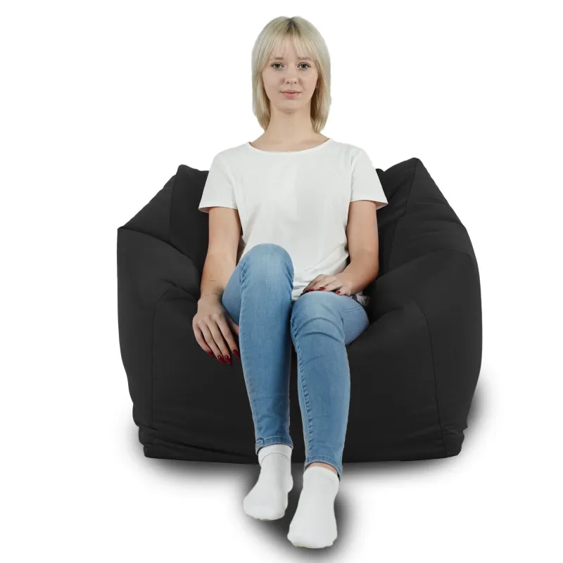 Amalfi Cube Bean Bag Chair - Soft Velvet – view 34