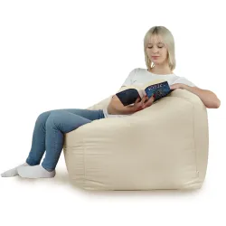 Amalfi Cube Bean Bag Chair - Soft Velvet – view 51