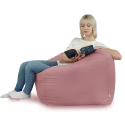 Amalfi Cube Bean Bag Chair - Soft Velvet – view 53