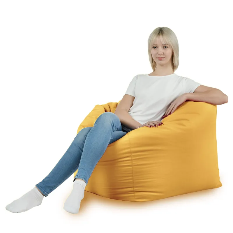 Amalfi Cube Bean Bag Chair - Soft Velvet – view 24