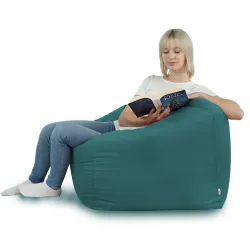 Amalfi Cube Bean Bag Chair - Soft Velvet – view 60