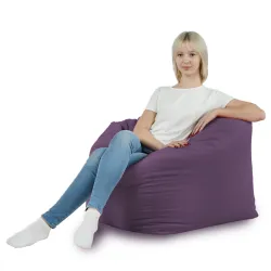 Amalfi Cube Bean Bag Chair - Soft Velvet – view 30