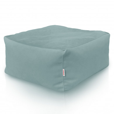 Mint footstool square velvet