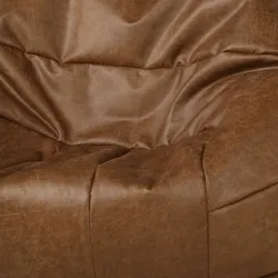 Bean Bag Chair Football Retro - Premium Genuine Leather – view 3