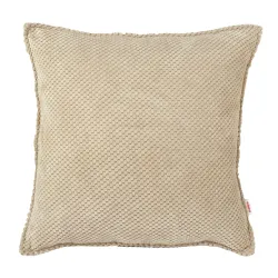 Square decorative pillow - Dot Textured Velvet