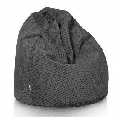 Gray Dot large bean bag