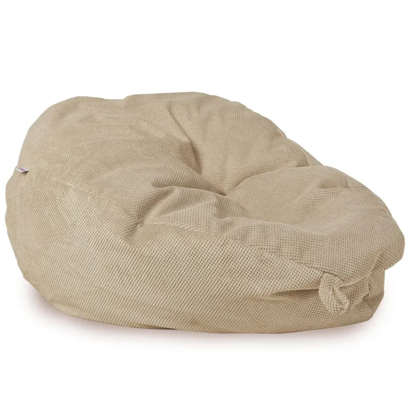 Beige Dot XL large bean bag
