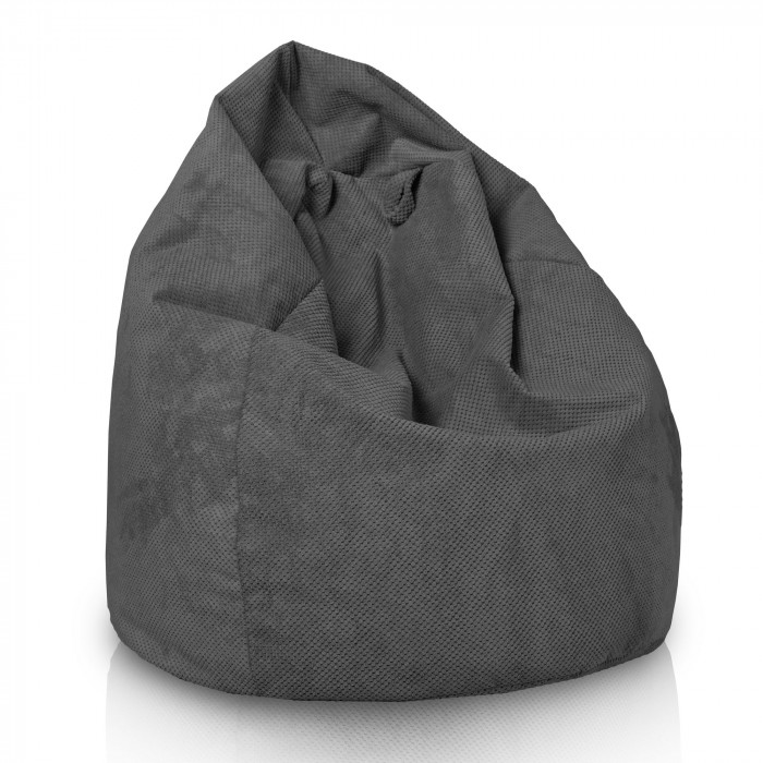 Gray Dot XL large bean bag