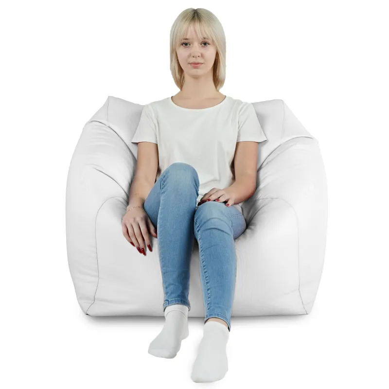 Comfortable outdoor bean bag for garden relaxation
