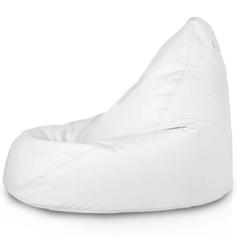 Large bean bag for comfortable outdoor lounging in gardens