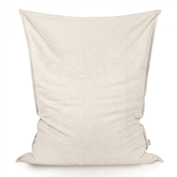 Ecru boucle bean bag pillow children