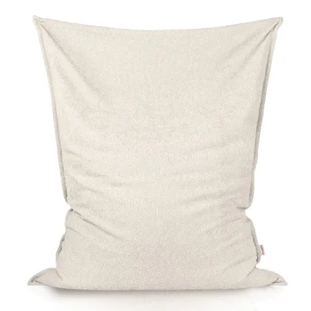 Ecru boucle bean bag pillow children