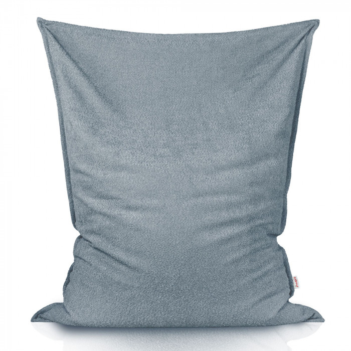 Blue boucle bean bag pillow children