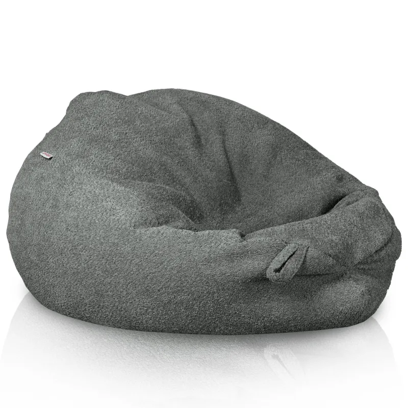 Giant Adult Bean Bag Chair XXL - Teddy Boucle – view 2