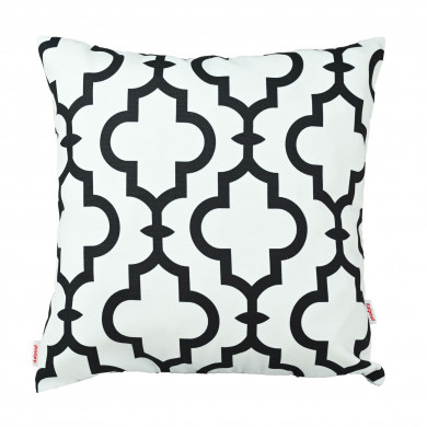 White Marocco pillow square