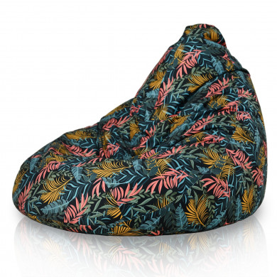 Colorful leaves bean bag Drop XXL