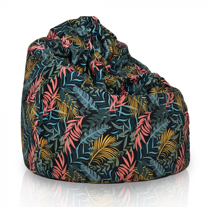 Colorful leaves bean bag