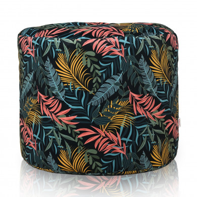 Colorful leaves pouf roller