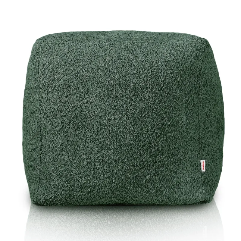 Square Cube Ottoman - Teddy Boucle – view 2