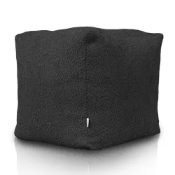Square Cube Ottoman - Teddy Boucle – view 3