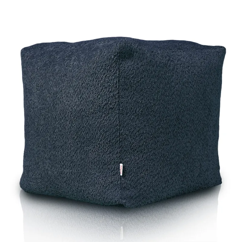 Square Cube Ottoman - Teddy Boucle – view 3