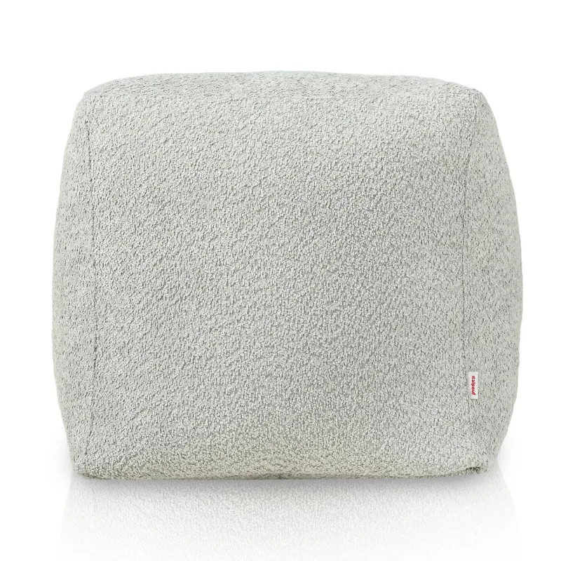 Square Cube Ottoman - Teddy Boucle – view 2