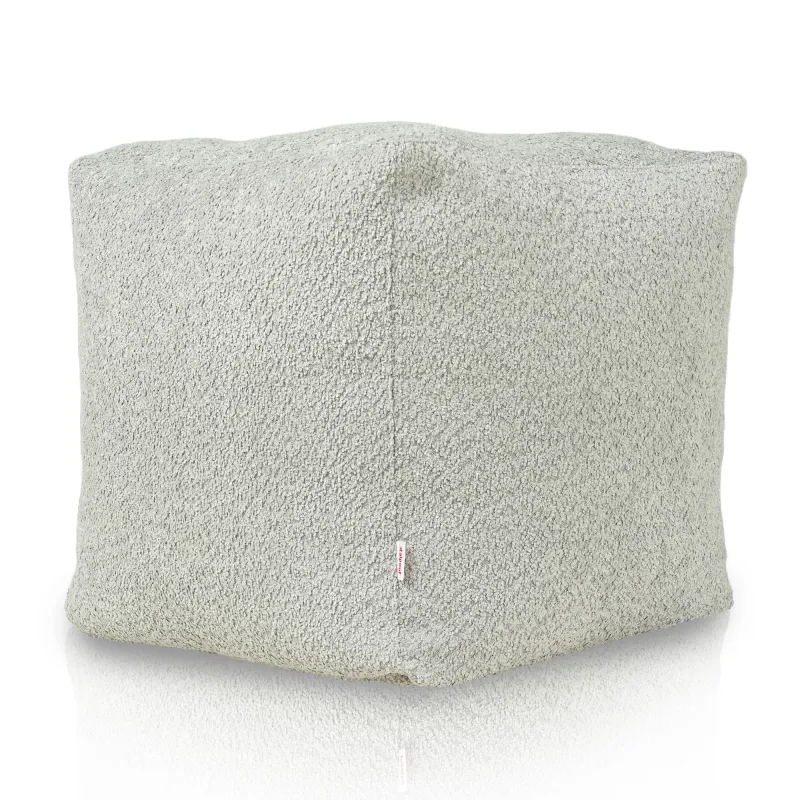 Square Cube Ottoman - Teddy Boucle – view 3