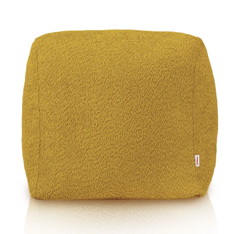 Square Cube Ottoman - Teddy Boucle – view 2