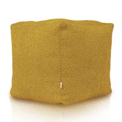 Square Cube Ottoman - Teddy Boucle – view 3