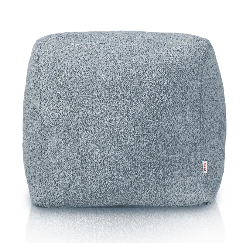 Square Cube Ottoman - Teddy Boucle – view 2