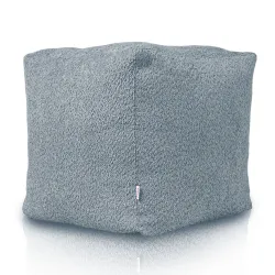 Square Cube Ottoman - Teddy Boucle – view 3