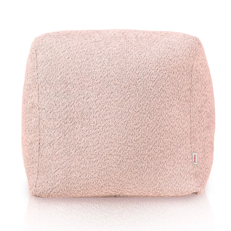 Square Cube Ottoman - Teddy Boucle – view 2