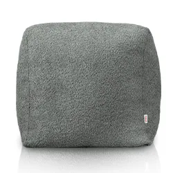 Square Cube Ottoman - Teddy Boucle – view 2