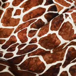 Round Footstool Pouffe - Premium Printed Fabric – view 86