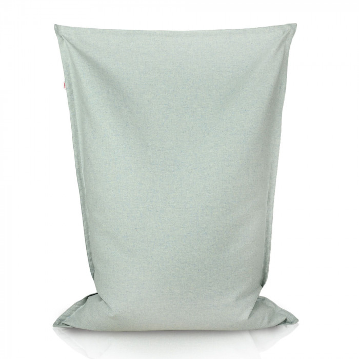Blue wool bean bag giant pillow