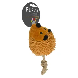 Hedgehog with tail made of soft material, dog toy for indoor play