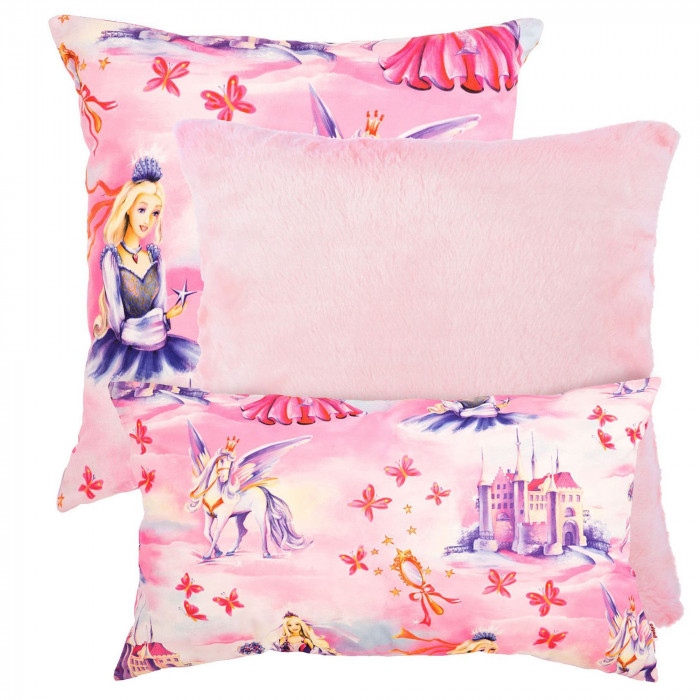 Pink Princess Pillow Set for Girls