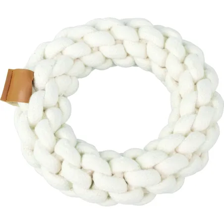 Cotton ring toy for dog, durable and safe pet accessory for playtime