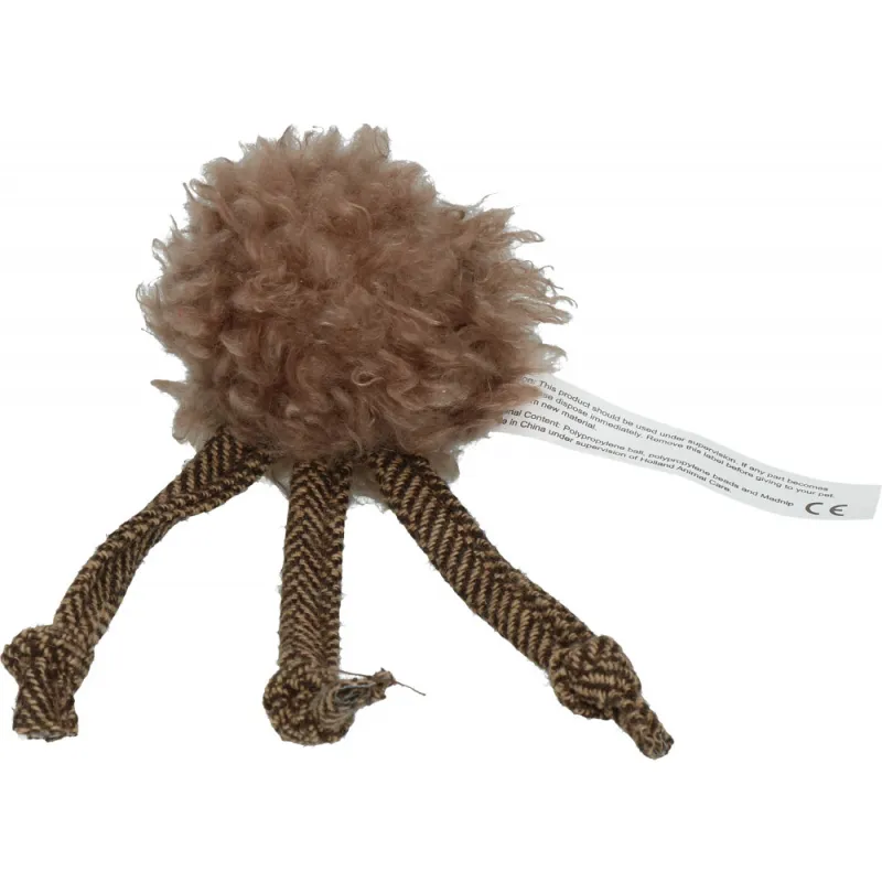 Soft wool octopus, perfect for cat playtime