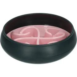 Blue dog bowl, modern design, ideal pet accessory