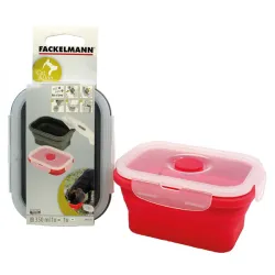 Square dog bowl 350ml made of durable material, pet accessories