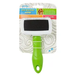 Ergonomic 11 cm hair brush, designed for comfortable pet grooming