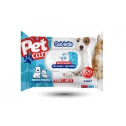 Pet wipes 100 pieces with pop-up, convenient pet care accessory