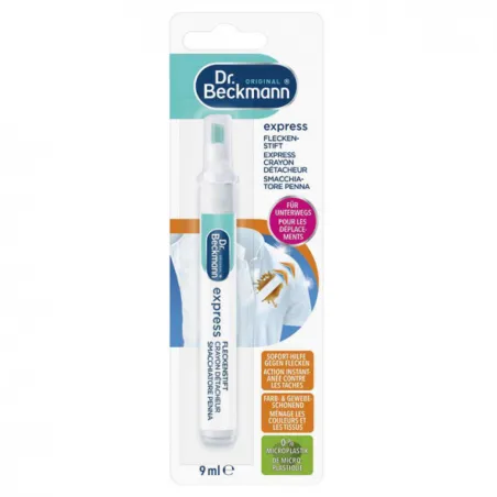 Dr. Beckmann Express stain removal pen 9ml, effective care product for fabrics