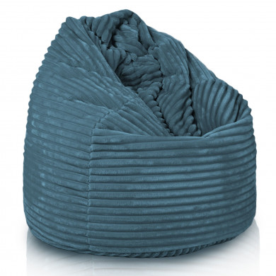 Blue beanbag xl stripe